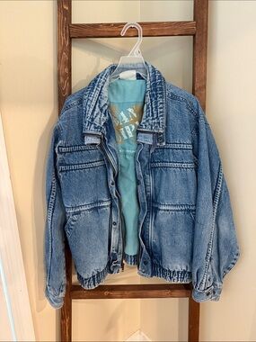 Vintage Urban Equipment Light Wash Denim Jacket